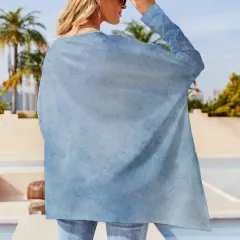 Women's Asymmetric Hem Long Sleeve Top thumbnail 3