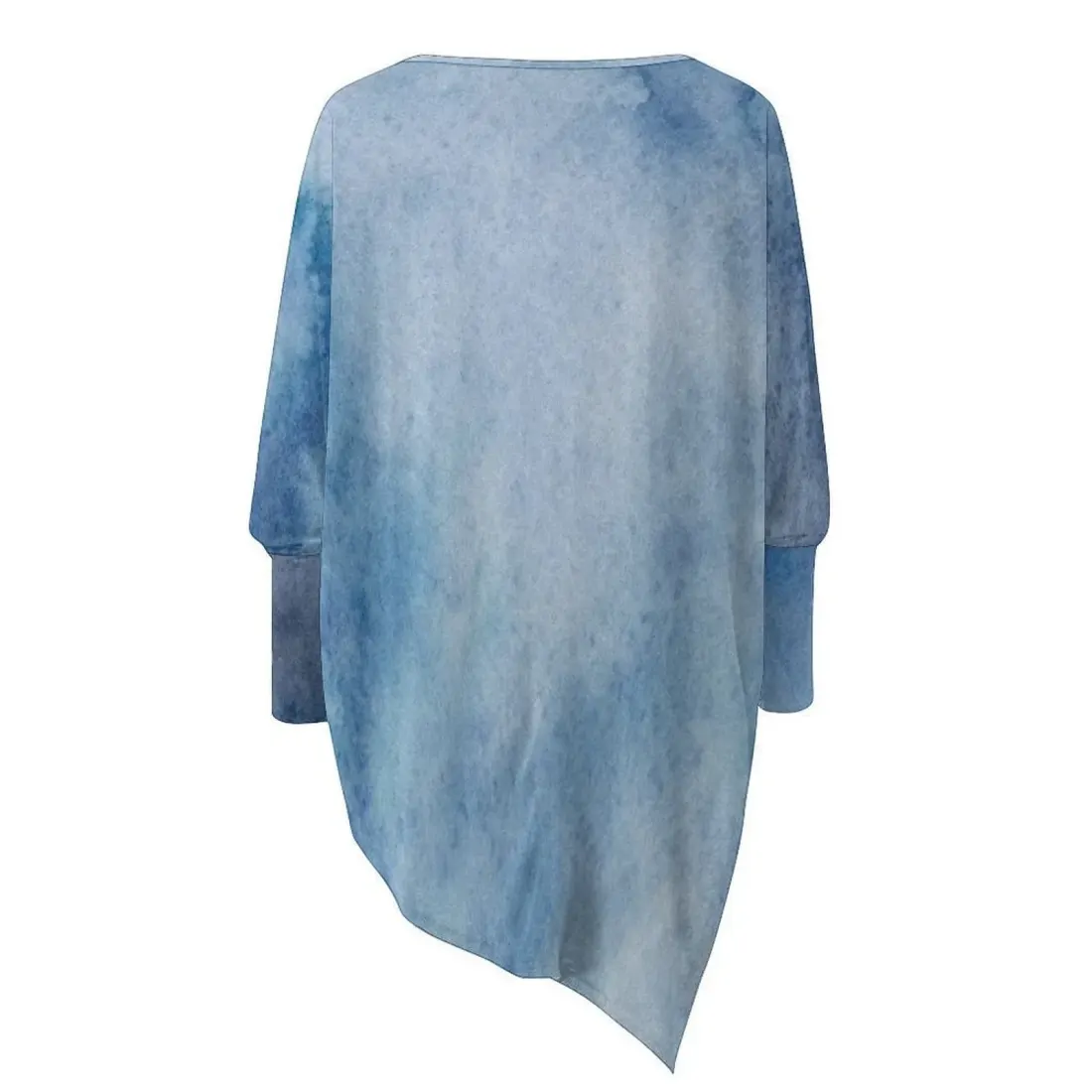 Women's Asymmetric Hem Long Sleeve Top — photo 5