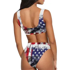 Sport Top & High-Waisted Bikini Swimsuit (Model S07) thumbnail 3