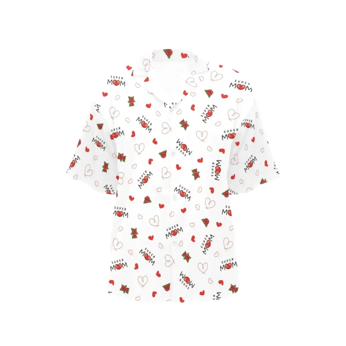 All Over Print Hawaiian Shirt for Women (ModelT58） — photo 3