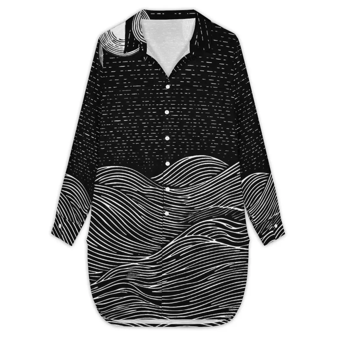 Women's Button Up Shirt Dress — photo 2