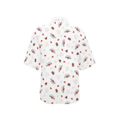 All Over Print Hawaiian Shirt for Women (ModelT58） thumbnail 4