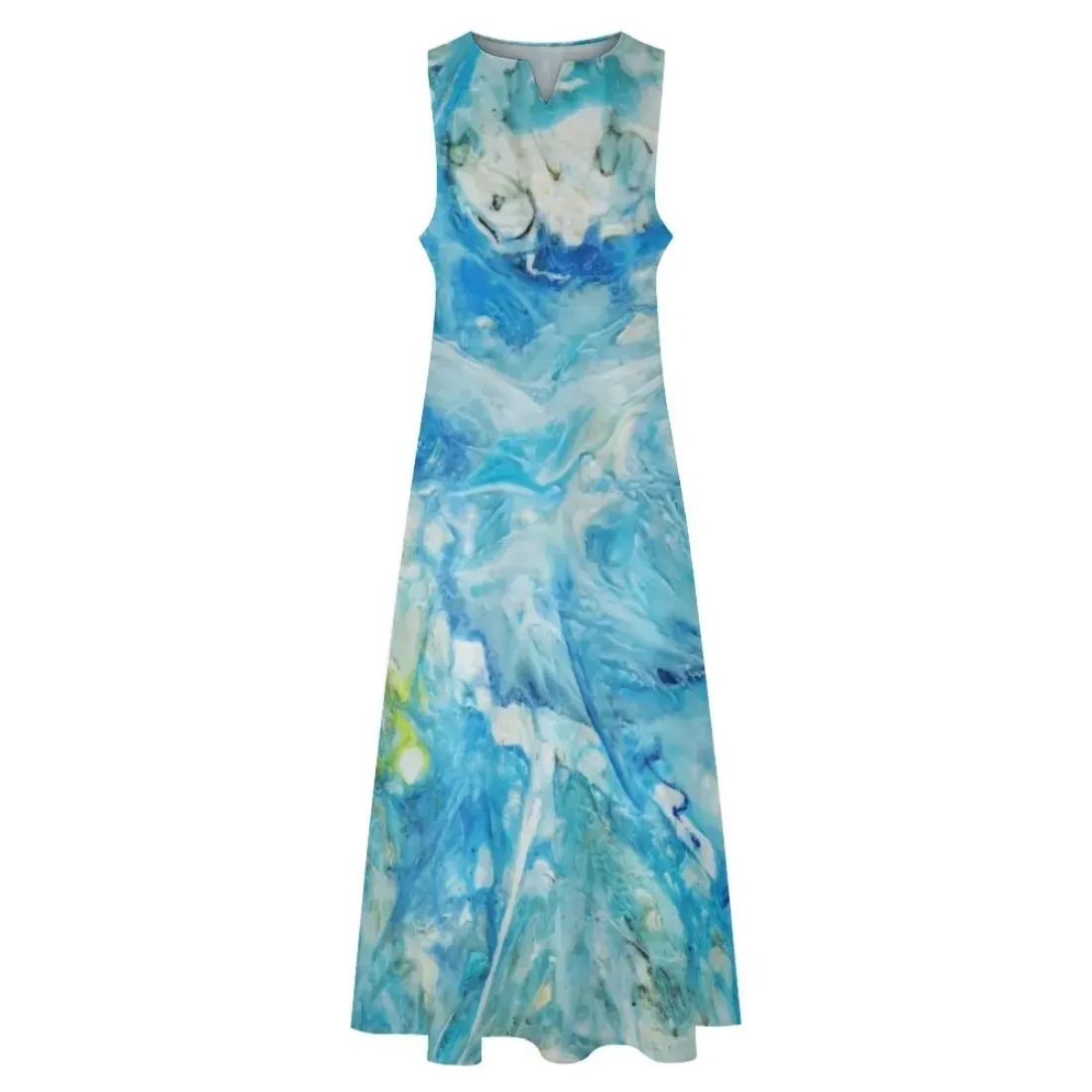 Custom Sleeveless Long Dress — photo 4