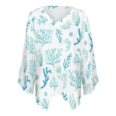 Loose-Fit Chiffon Long-Sleeve Top thumbnail 3
