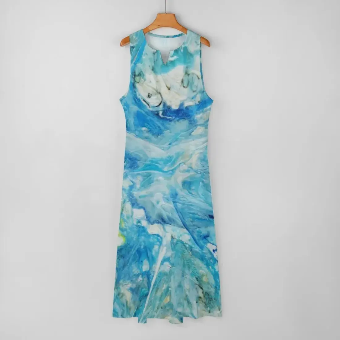 Custom Sleeveless Long Dress — photo 6