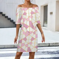 Women's Off-shoulder Shawl Skirt(MXLD017) thumbnail 1