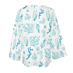 Loose-Fit Chiffon Long-Sleeve Top thumbnail 5