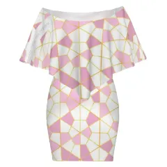 Women's Off-shoulder Shawl Skirt(MXLD017) thumbnail 3