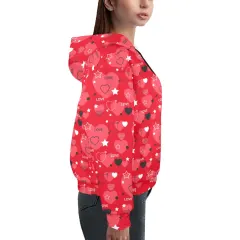 Women's All Over Print Hoodie (Model H61) thumbnail 3