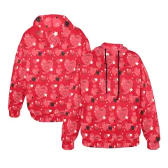 Women's All Over Print Hoodie (Model H61) thumbnail 5