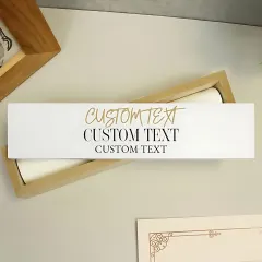 Personalised Black and Gold Certificate Holder, Custom Wedding Certificate Keepsake Box thumbnail 2