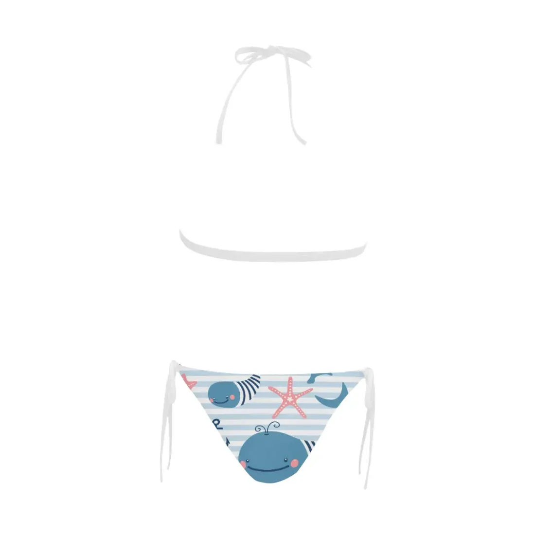 Sexy Halter Bikini Swimsuit (Front Buckle) (Model S08) — photo 6