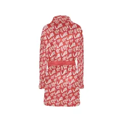Women's All Over Print Fleece Robe (ModelSets 10) thumbnail 4
