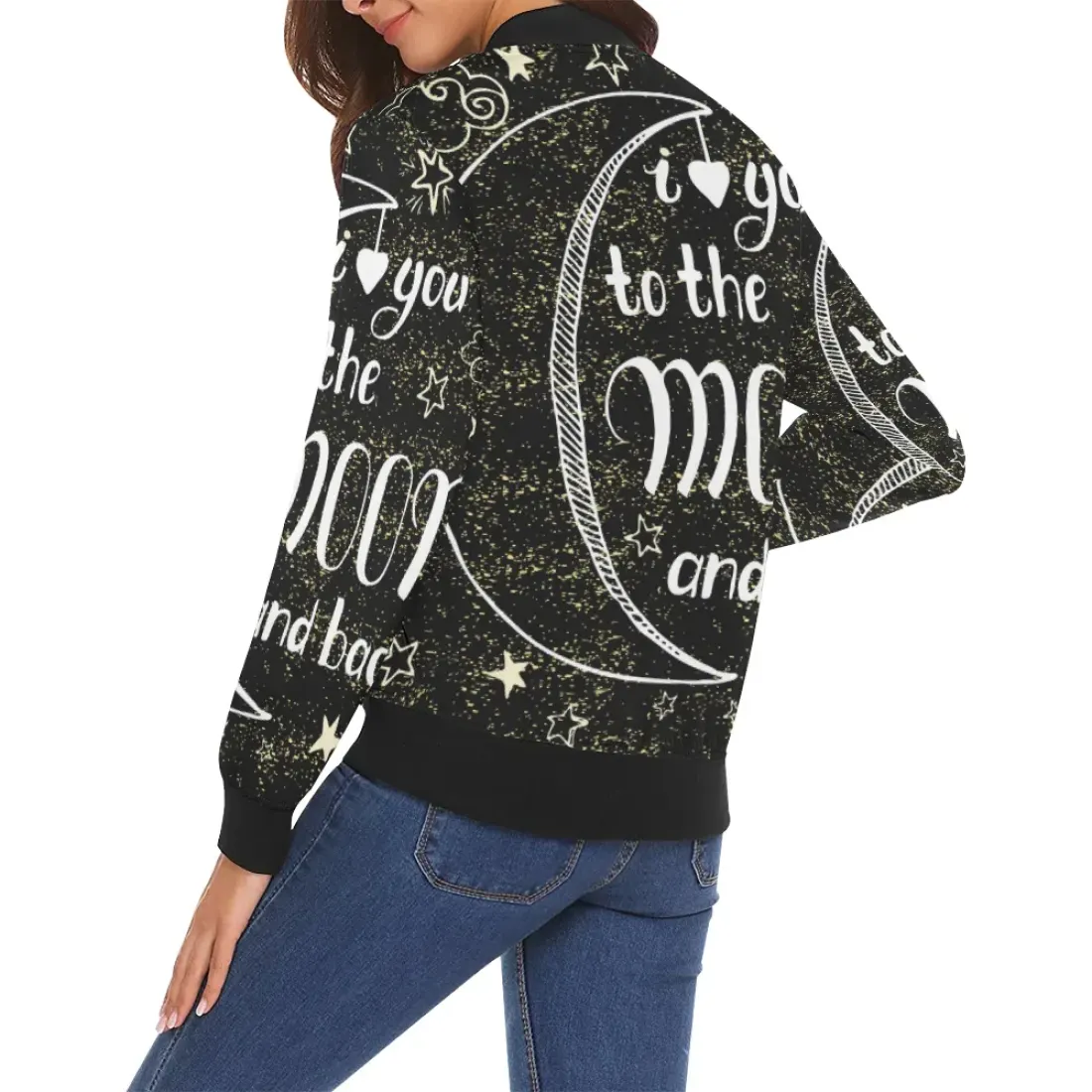 Women's All Over Print Casual Jacket (Model H19) — photo 3