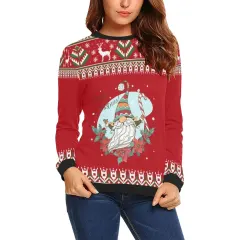 Women's All Over Print Sweatshirt (Model H18) thumbnail 1