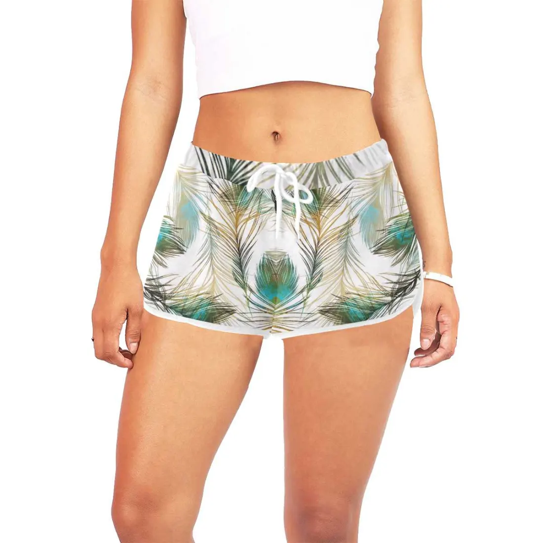 Women's All Over Print Casual Shorts (Model L19)
