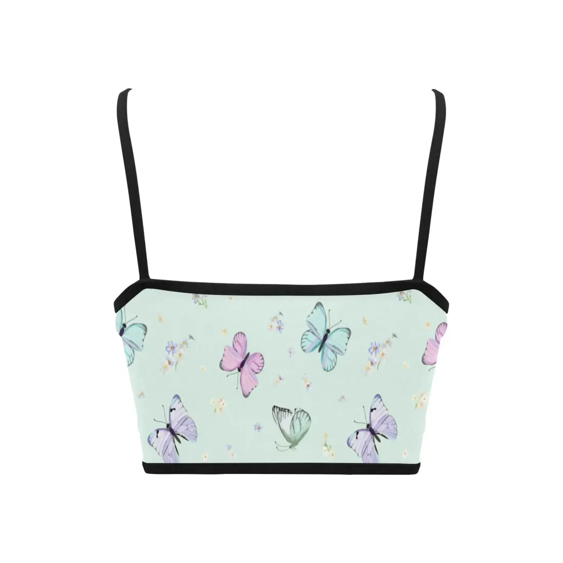 Women's Spaghetti Strap Crop Top (ModelT67) — photo 4
