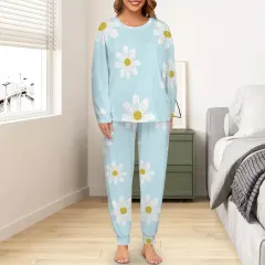 Women's Tether Leg Binding Long Pajama Sets thumbnail 2