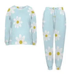 Women's Tether Leg Binding Long Pajama Sets thumbnail 4