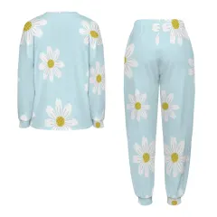 Women's Tether Leg Binding Long Pajama Sets thumbnail 5