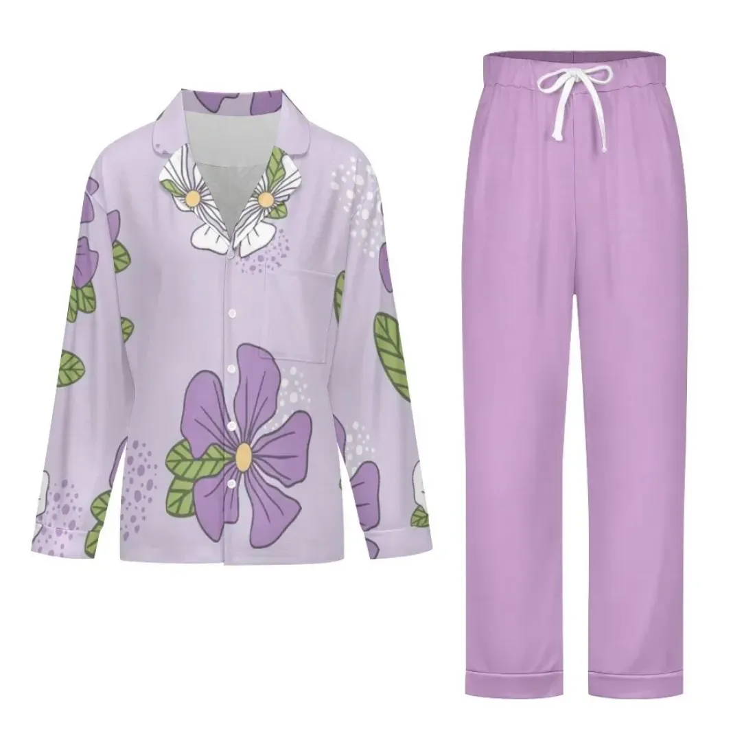 Women's Camp Collar Pajama Set — photo 2