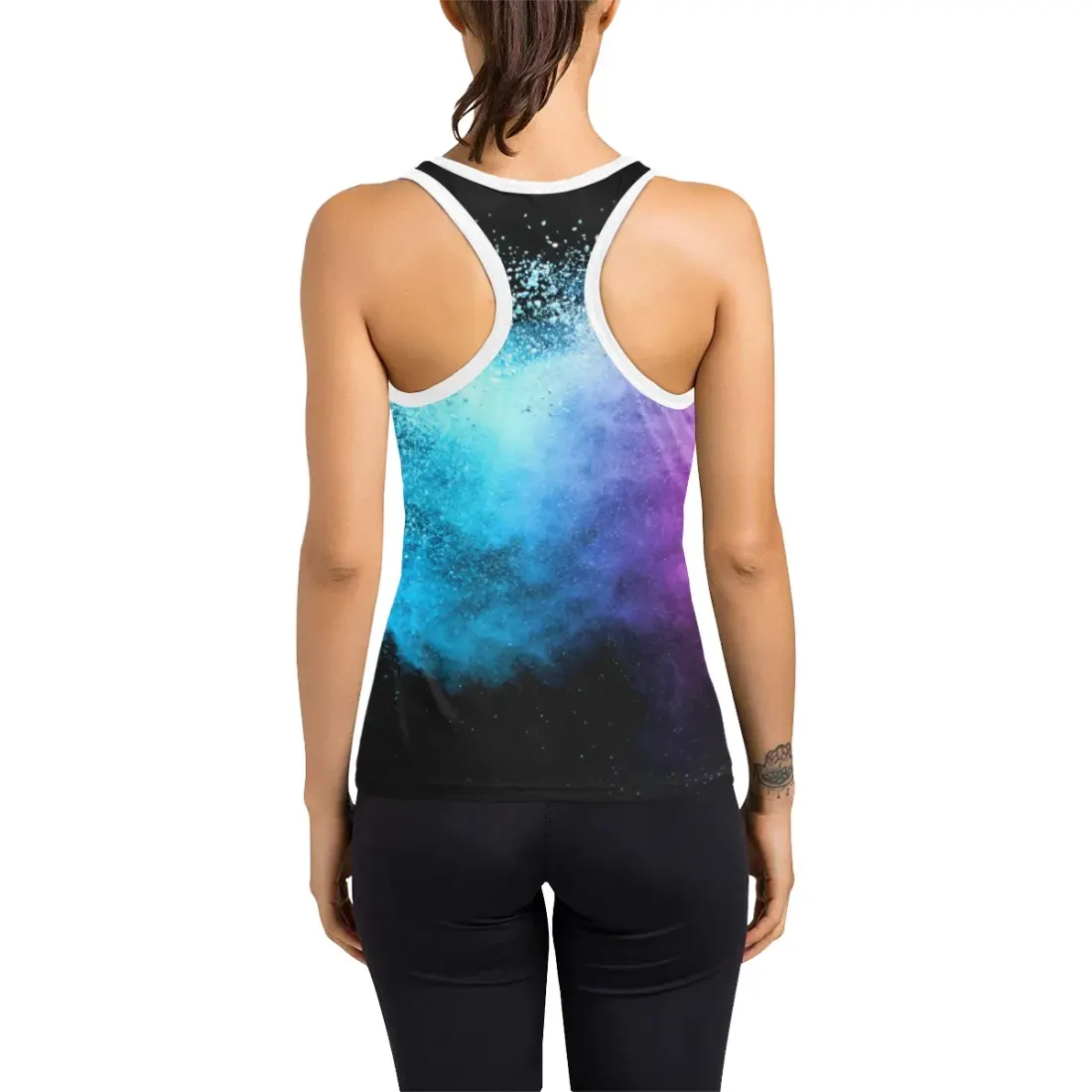 Women's Racerback Tank Top (Model T60) — photo 2