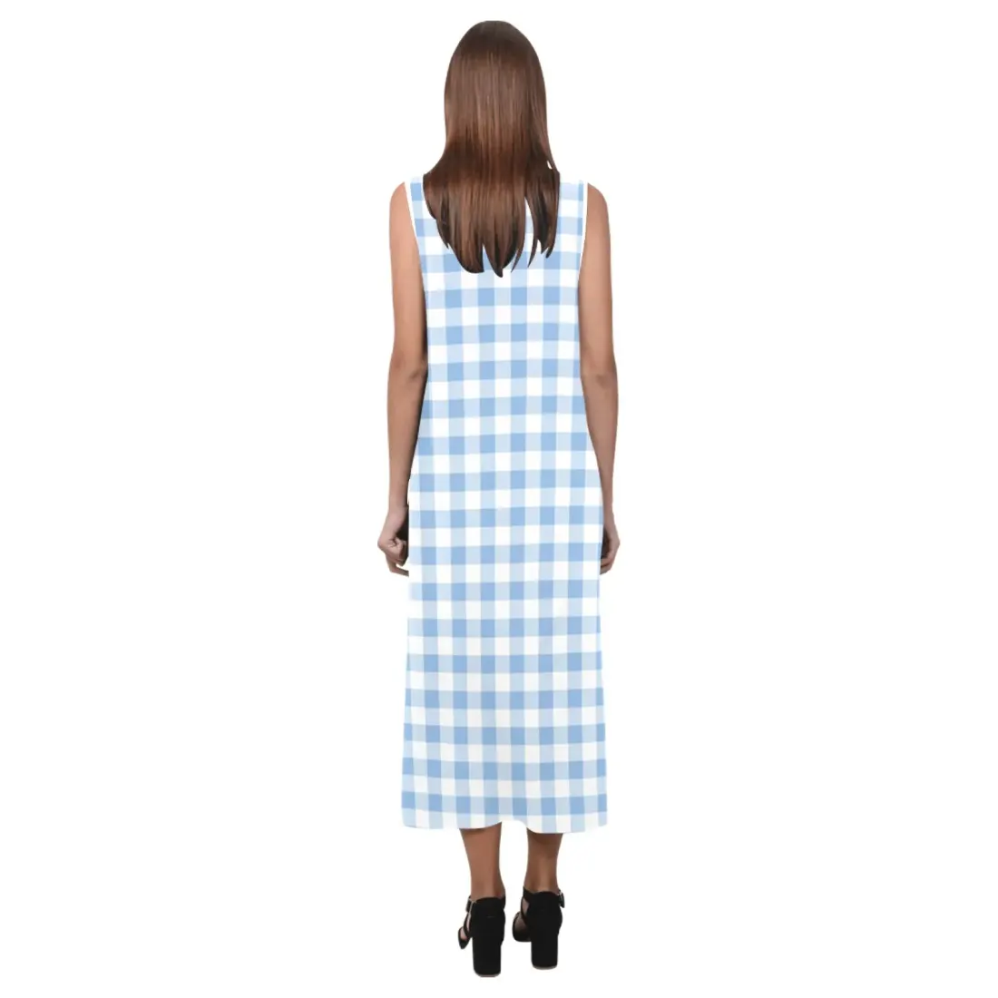 Sleeveless Open Fork Long Dress (Model D08) — photo 5