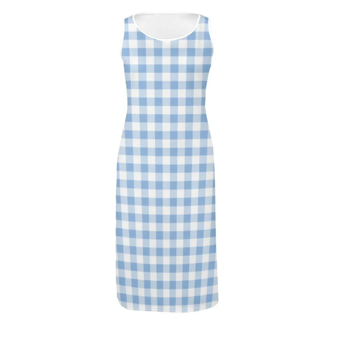 Sleeveless Open Fork Long Dress (Model D08) — photo 6