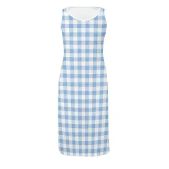 Sleeveless Open Fork Long Dress (Model D08) thumbnail 6