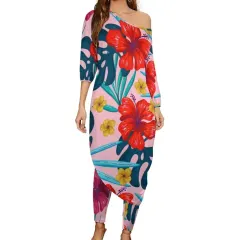 Women's Off Shoulder Two-piece Set thumbnail 2