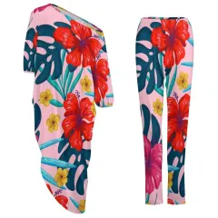 Women's Off Shoulder Two-piece Set thumbnail 3
