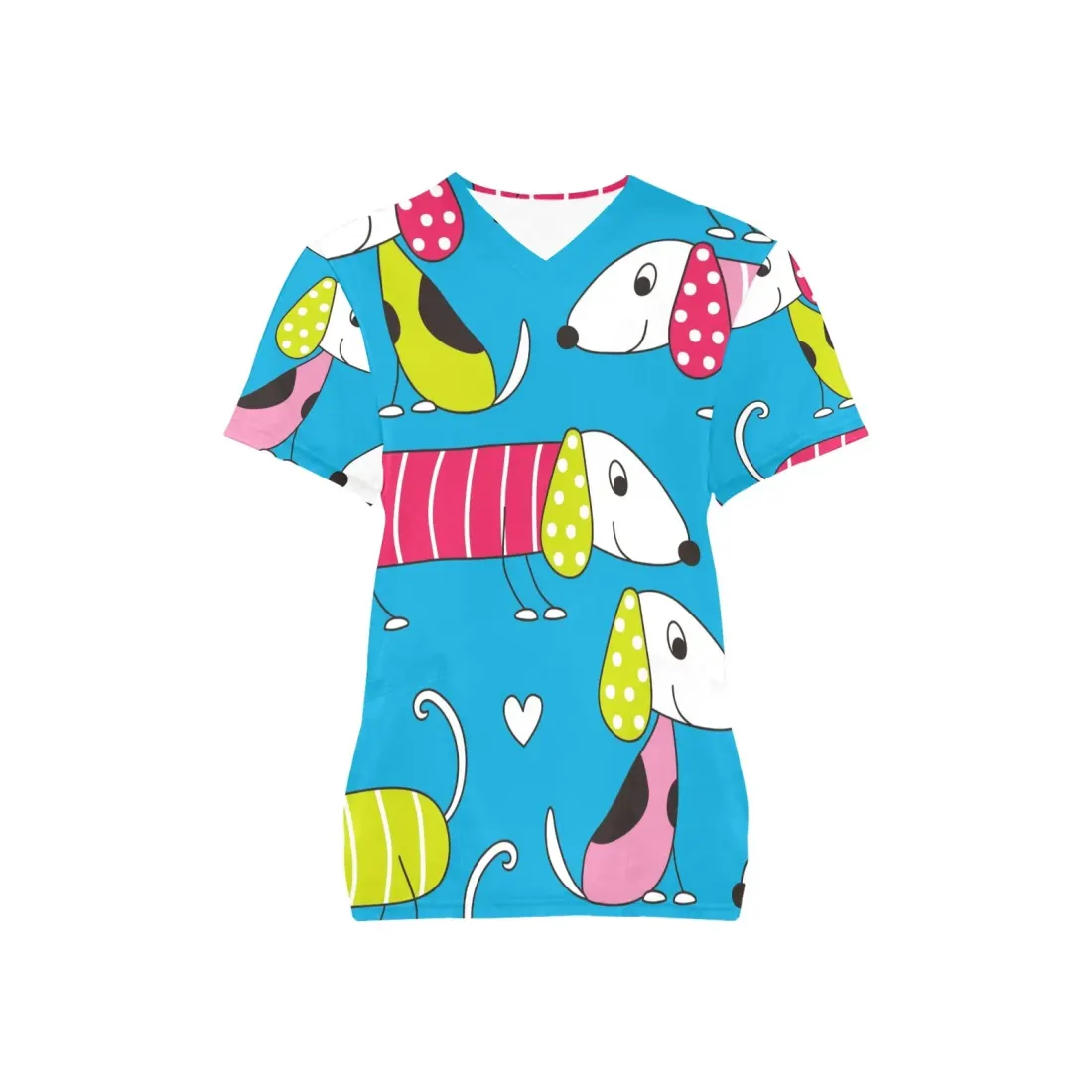 Women's All Over Print Scrub — photo 4