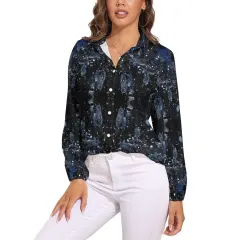 Women Casual Long-Sleeve Blouse thumbnail 2