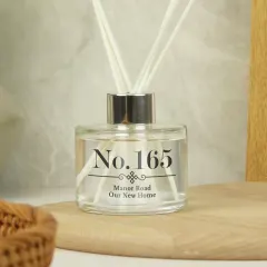 Personalised Diamond Reed Diffuser Bottle, Custom Engraved Elegant Home Fragrance Gift thumbnail 3