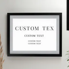 Personalised Special Date Poster Frame, Custom Wedding Date Print, Engraved Couple Keepsake thumbnail 2