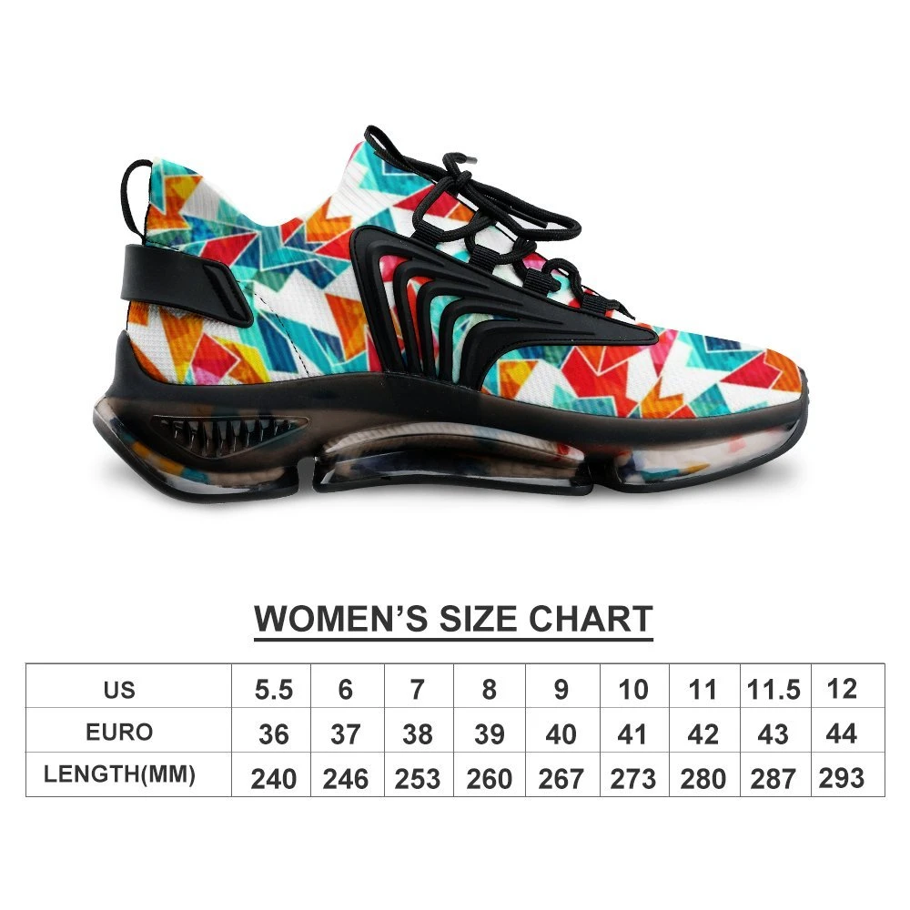 Women's Mesh Sneakers size chart