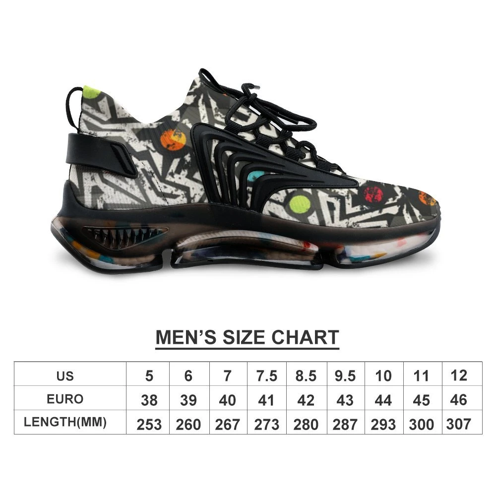 Men's Mesh Sneakers size chart