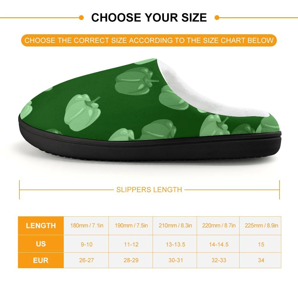 Kid's Cotton Slippers size chart
