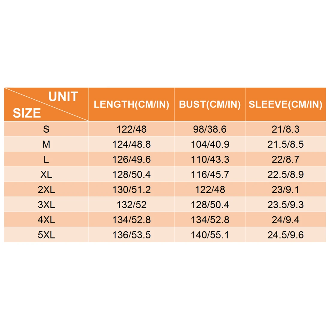 Empire Waist Smock Dress, Personalized With Your Own Design size chart