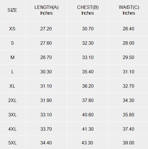 Personalized Spaghetti Strap Dress for Women in Milk Silk size chart