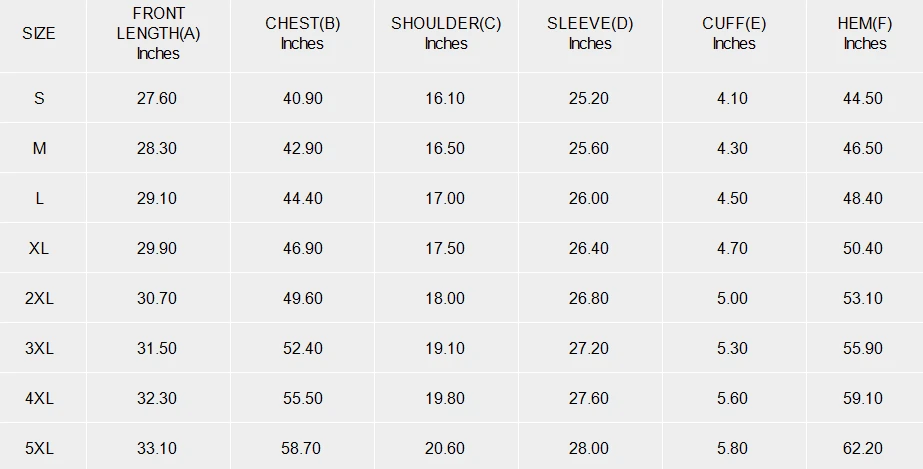 personalized half zip sweatshirt for women size chart