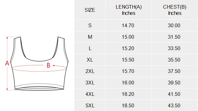 Knotted Back Cutout Sports Bra, Personalized With Your Design size chart