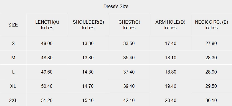 Personalized Two Piece Sets: Women's Cardigan and Maxi Dress size chart 2