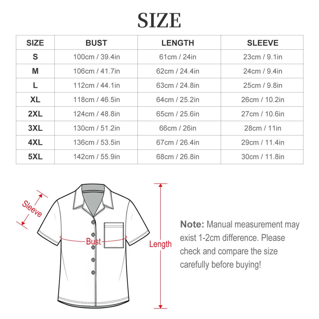 Personalized Pajama Sets for Women: Ruffled Short-Sleeve size chart