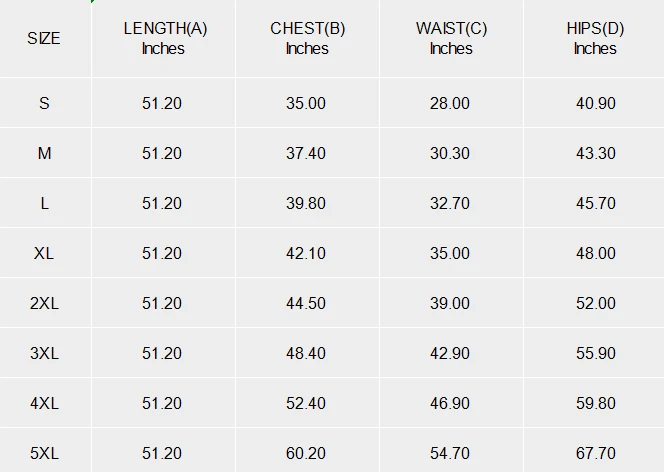 Long Sleeve Dress with Pockets: Custom Design Print for Her size chart
