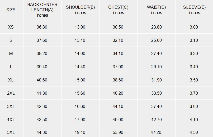 Personalized Ruched Sweetheart Dress for Women size chart