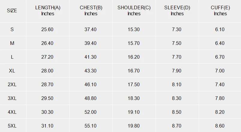 personalized blouse for women with asymmetrical button placket size chart