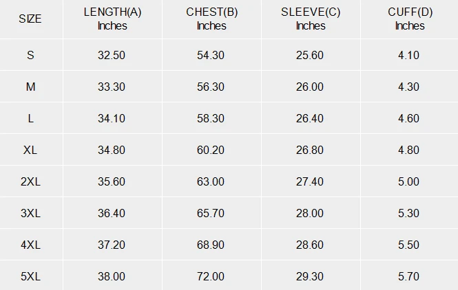 personalized long sleeve shirts for women with your own design size chart