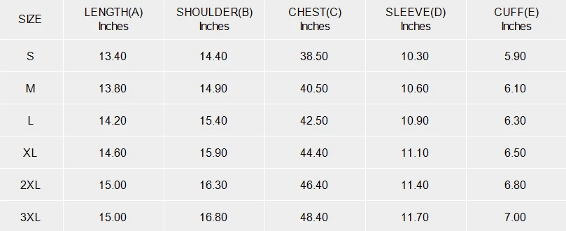Personalized Blouse for Women With Pleated Collar and Short Sleeves size chart