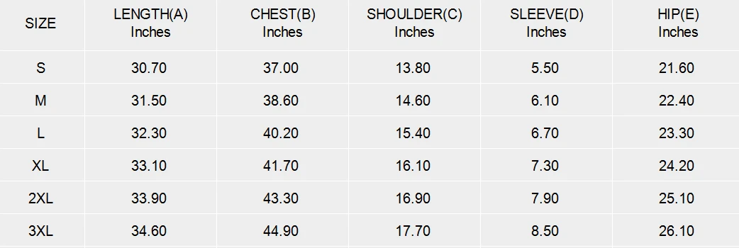 Personalized Dresses for Her, Custom Round Neck Short Sleeve Dress size chart
